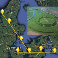 Blauzahns Trelleborgen - Geometrische Präzision über hunderte von Kilometer
